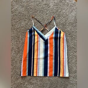 Women’s Multicolor Pinstripe Tank Top